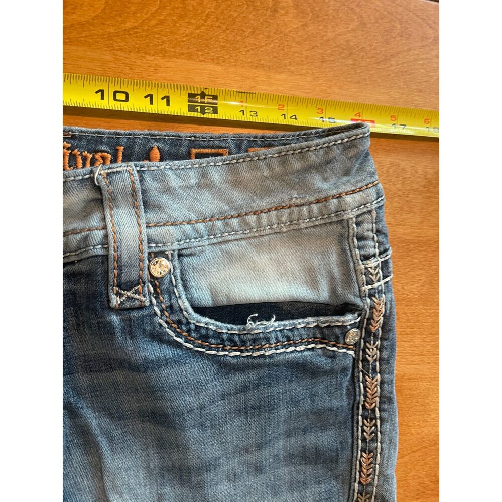 Rock Revival Women's Cut-Off Jean Shorts, Thrashed, Size 31, Short, Zen - Picture 12 of 14